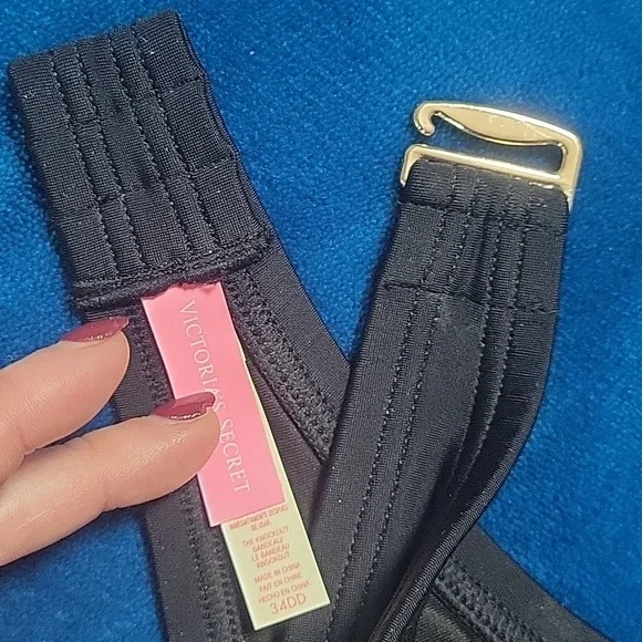 Victoria's Secret Black Strapless Knockout Bikini - Picture 5 of 6